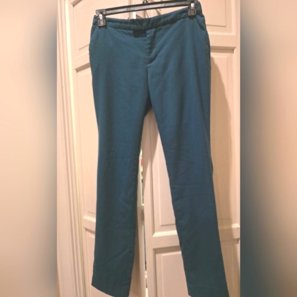 Banana Republic Teal Straight-Leg Pants